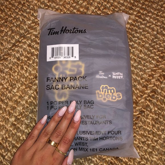 Tim Hortons X Justin Bieber TimBiebs Fanny Pack - Picture 3 of 4
